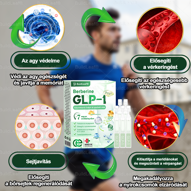 🌹 Klinikai kutatásokkal igazolt | A BuildLeaf® Berberine GLP-1 Pro Súlycsökkentő Szájon át szedhető oldat segíthet a makacs súlytöbblet, anyagcsere- és energiaproblémák kezelésében, támogatva a jobb közérzetet és vitalitást