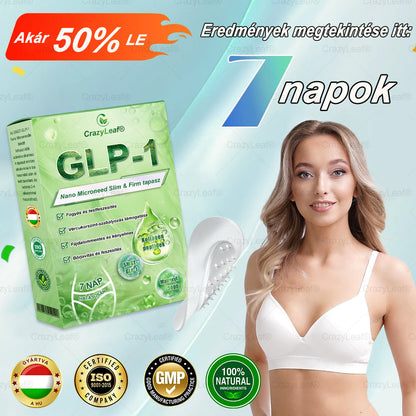 🏆Hivatalos áruház | CrazyLeaf® SMGT-GLP-1 nano tapasz kollagénnel & Matrixyl 3000-rel – Célzott hatás: elhízás,cukorbetegség,bőrmegereszkedés,  zsírmáj,  magas vérnyomás, energiaszint-csökkenés