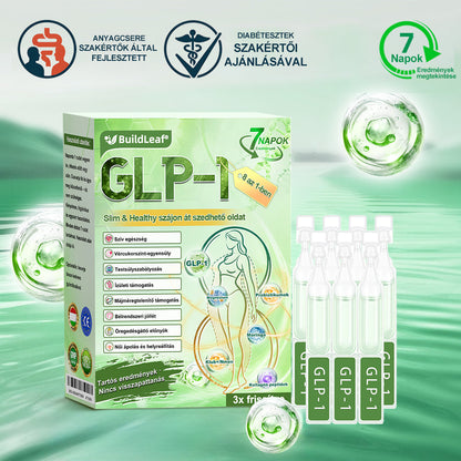 🍀BuildLeaf® GLP-1 8-az-1 Slim & Egészséges Oldat (Napi 1 adag · Eredmény 7 nap alatt),Segíti a fogyást, védi a szívet, szabályozza a cukorszintet, javítja az emésztést és az ízületeket — miközben feszesíti a bőrt és növeli az energiát.
