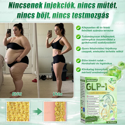 🍀BuildLeaf® GLP-1 8-az-1 Slim & Egészséges Oldat (Napi 1 adag · Eredmény 7 nap alatt),Segíti a fogyást, védi a szívet, szabályozza a cukorszintet, javítja az emésztést és az ízületeket — miközben feszesíti a bőrt és növeli az energiát.