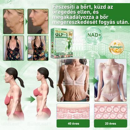 👑Hivatalos áruház | BuildLeaf GLP-1 20 az 1-ben Karcsúsító és egészséges szájon át szedhető folyadék (naponta egyszer, 7 napon belül hat) ✅ Támogatja a testsúlyt és a nők egészségét, miközben feszesíti a bőrt és fokozza a vitalitást